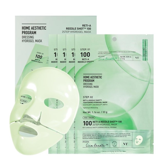 VT RETI-A REEDLE SHOT® 100 2STEP HYDROGEL MASK (1.5g + 33g )
