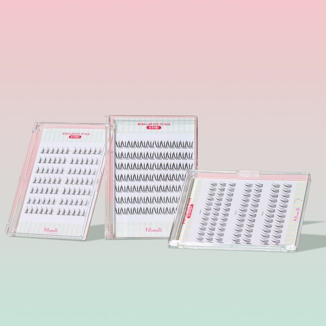 Point Cluster Lashes 03 Natural Under V Shape (4,5,6mm) (90 pcs) (Renewal 2506) (-)