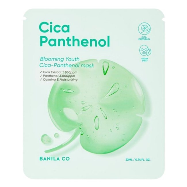 BANILA CO Blooming Youth Cica Panthenol Mask (22ml)