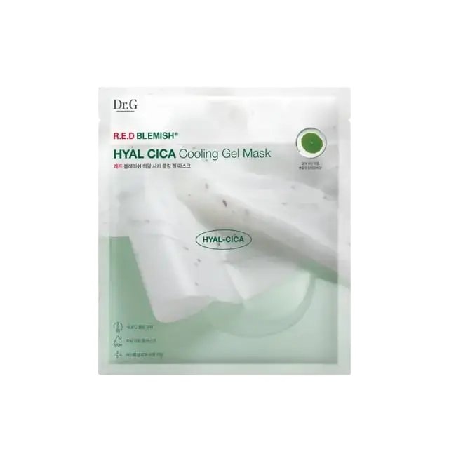Red Blemish Hyal Cica Cooling Gel Mask 27*10 (27 g * 10ea)