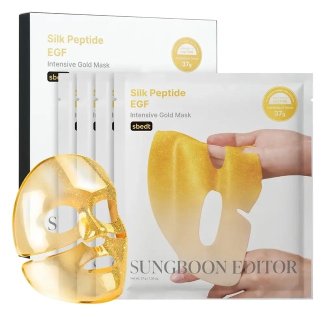 Silk Peptide EGF Intensive Gold Mask 4pcs (37g*4ea)