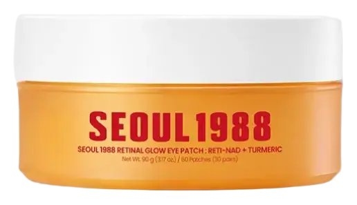 SEOUL 1988 RETINAL GLOW EYE PATCH : RETI-NAD + TURMERIC (Net Wt. 90 g / 60 Patches (30 pairs))